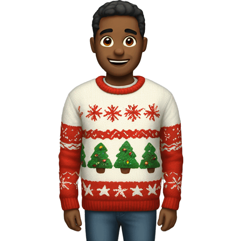 Christmas sweater emoji