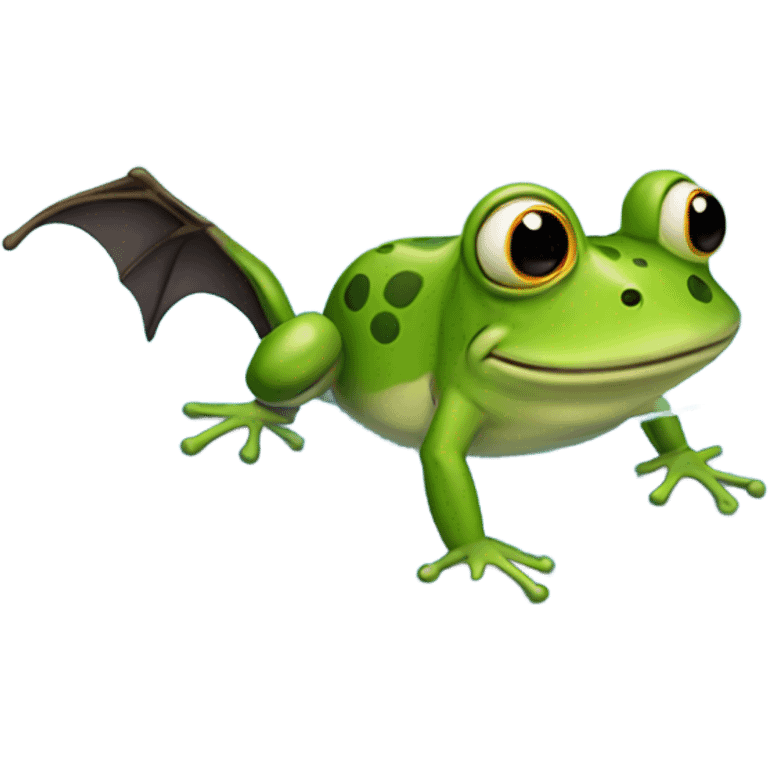 FROG A BAT WHERE SWIMING emoji