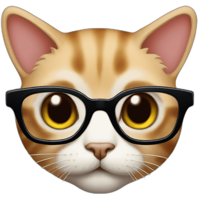 Cat lunettes emoji