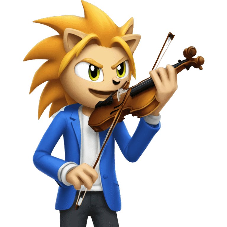 sonic play violin emoji