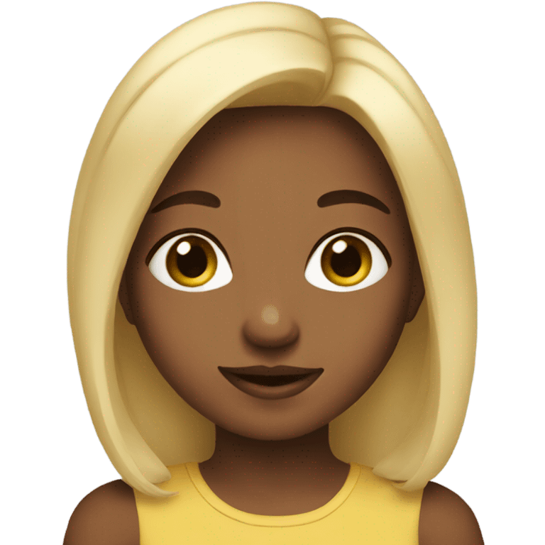 Cute girl emoji