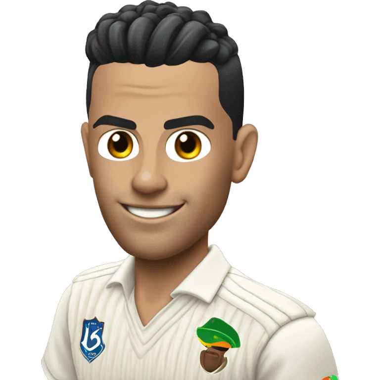 Cr 7 in cricket  emoji