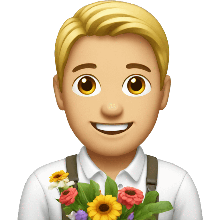 florist with german background emoji