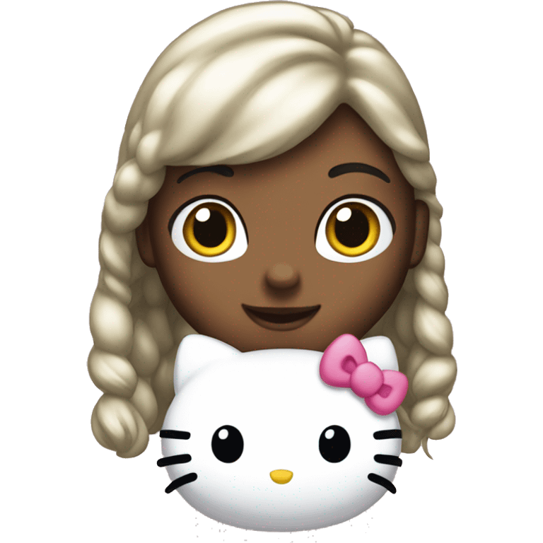 Hello kitty emoji