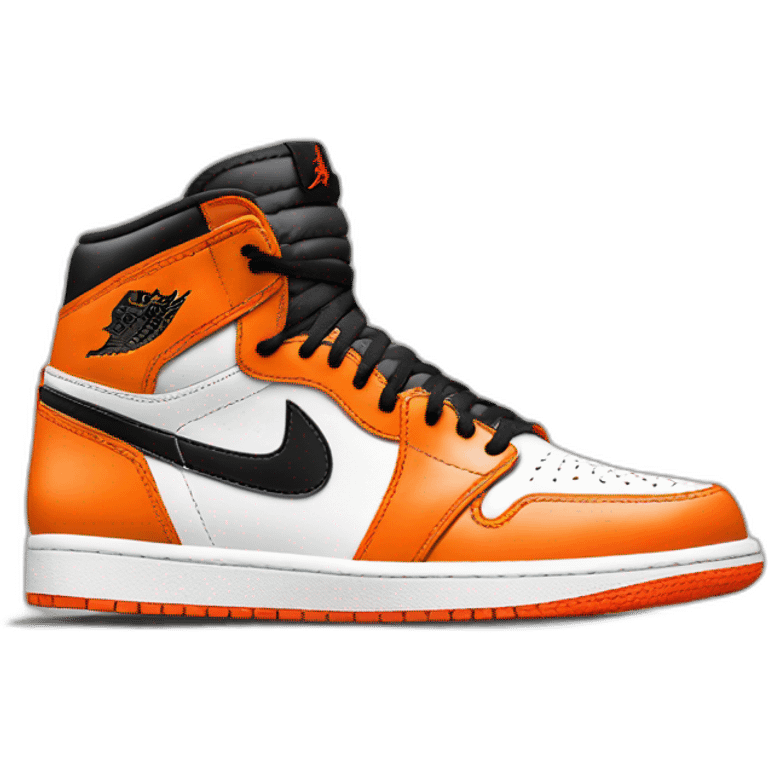 Air jordan 1 orange emoji