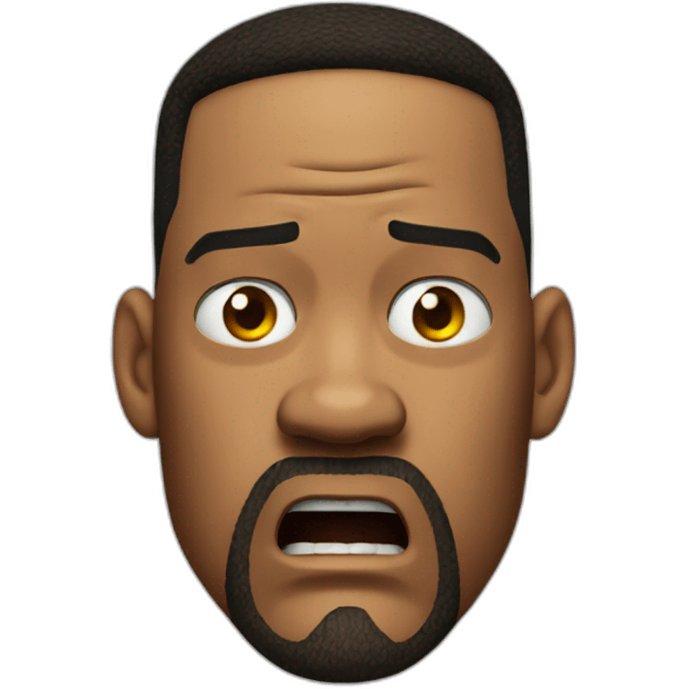 will smith angry head emoji