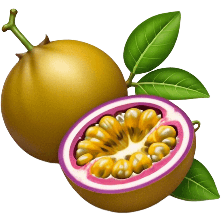 Passion fruit emoji