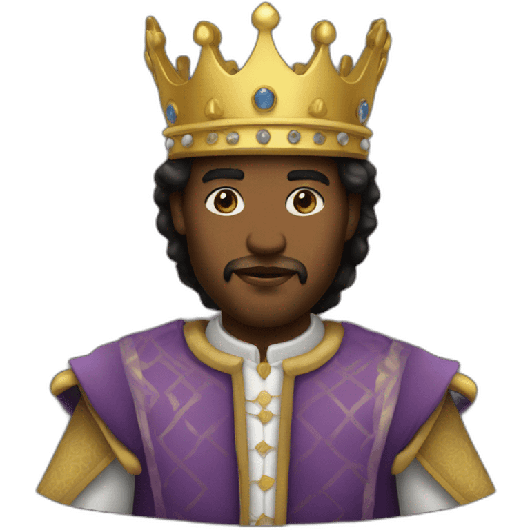 King whit man emoji