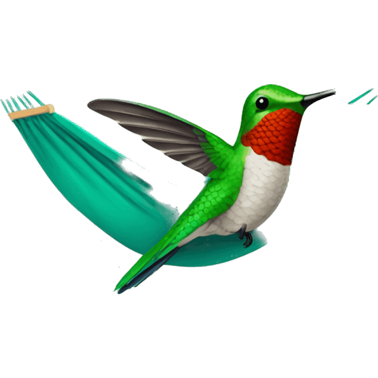 hummingbird in a hammock emoji