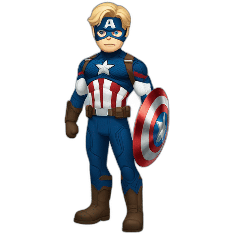 capitan america fullbody emoji