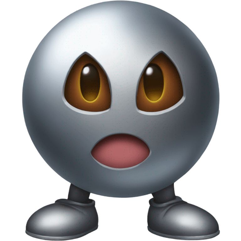 Metal Kirby ball emoji