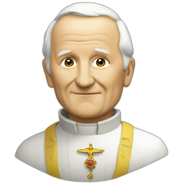 john paul Ii as a yellow submarine emoji