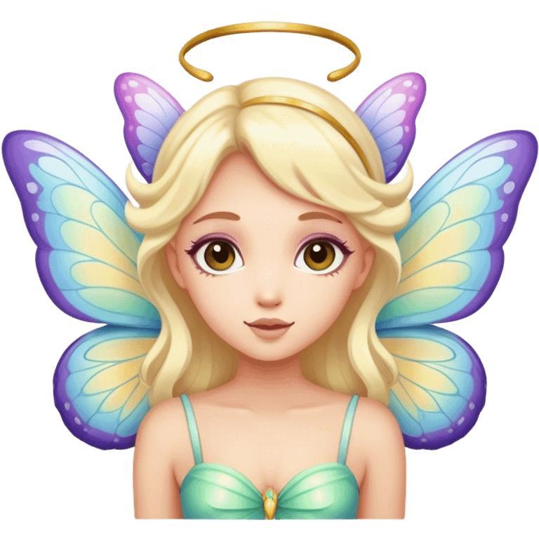 fairy Pastel butterfly  emoji