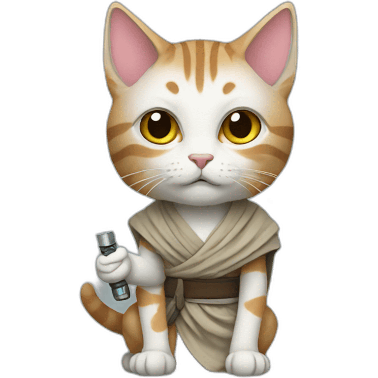 jedi cat emoji