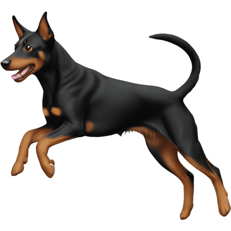 Australian kelpie jumping emoji