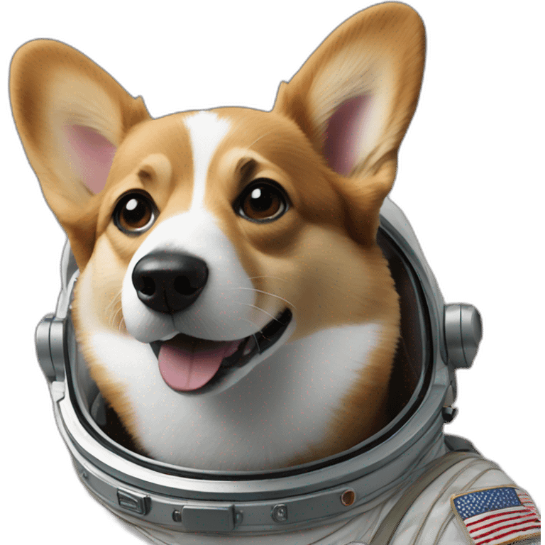 Corgi-astronaut emoji