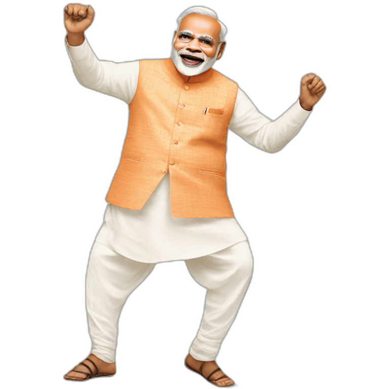 narendra modi dancing emoji