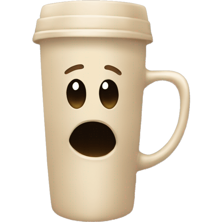 Tumblr beige mug emoji