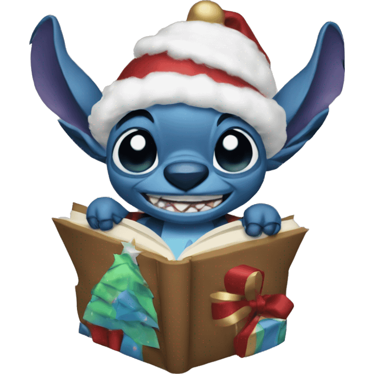 Stitch Christas  emoji