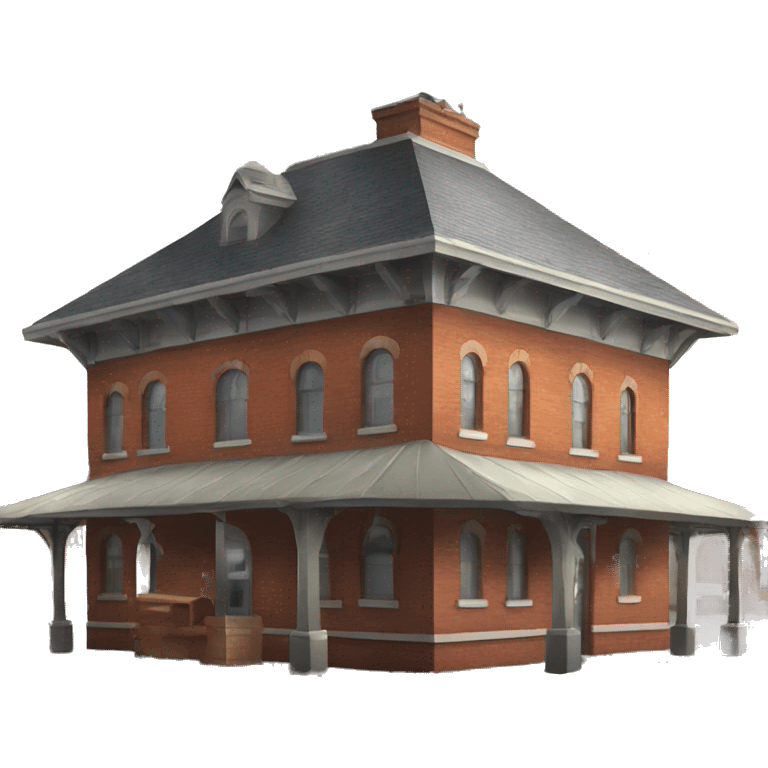 railroad station emoji