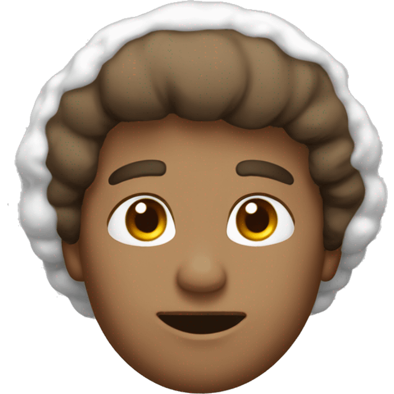 Brown mountains white snocap emoji