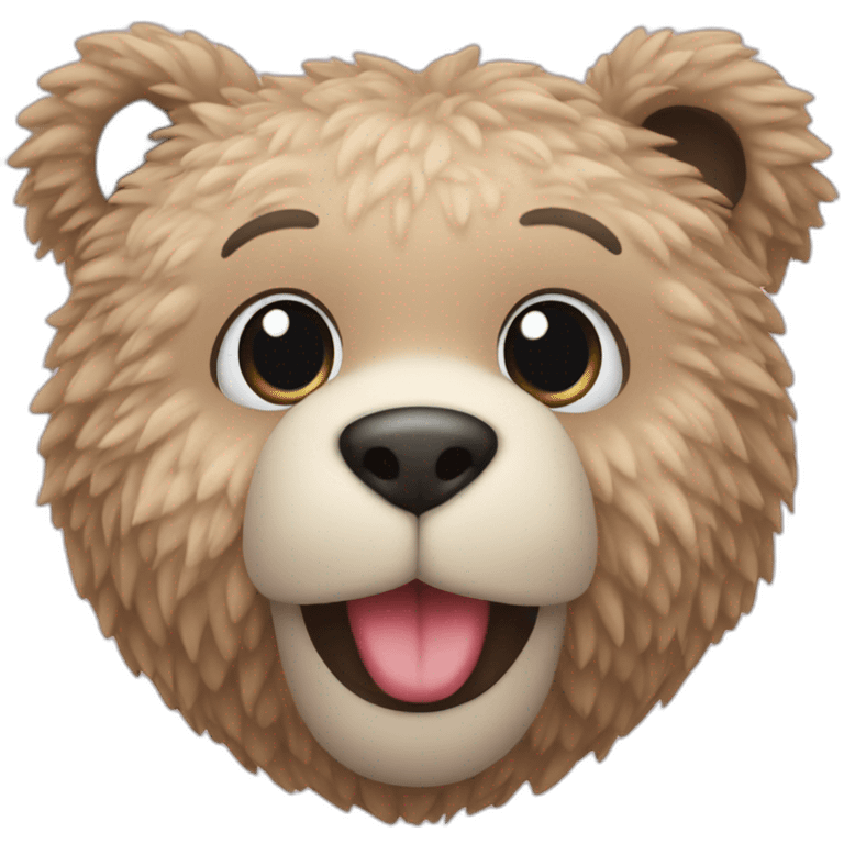 Nounours coeur emoji