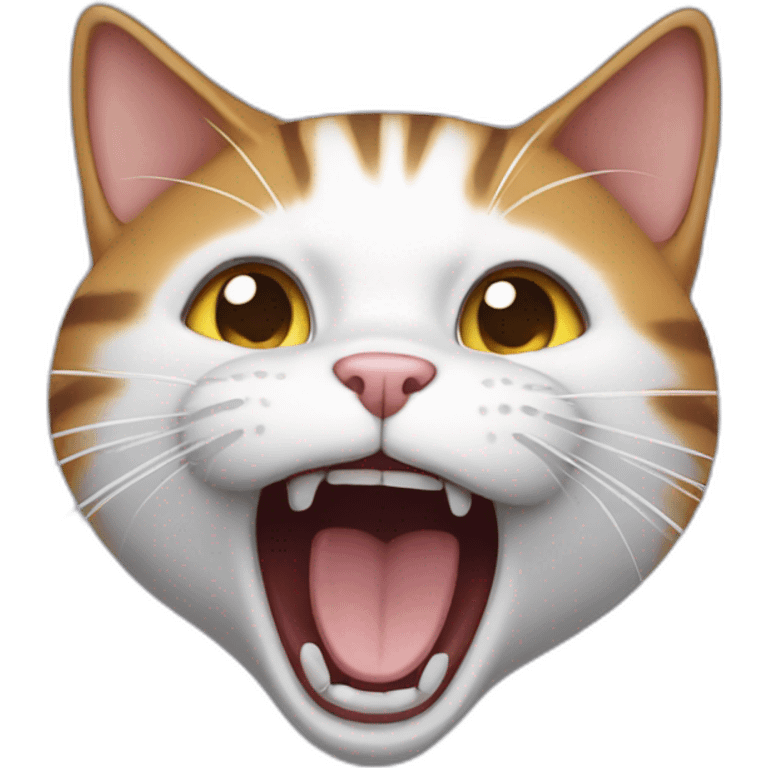 cat screaming emoji