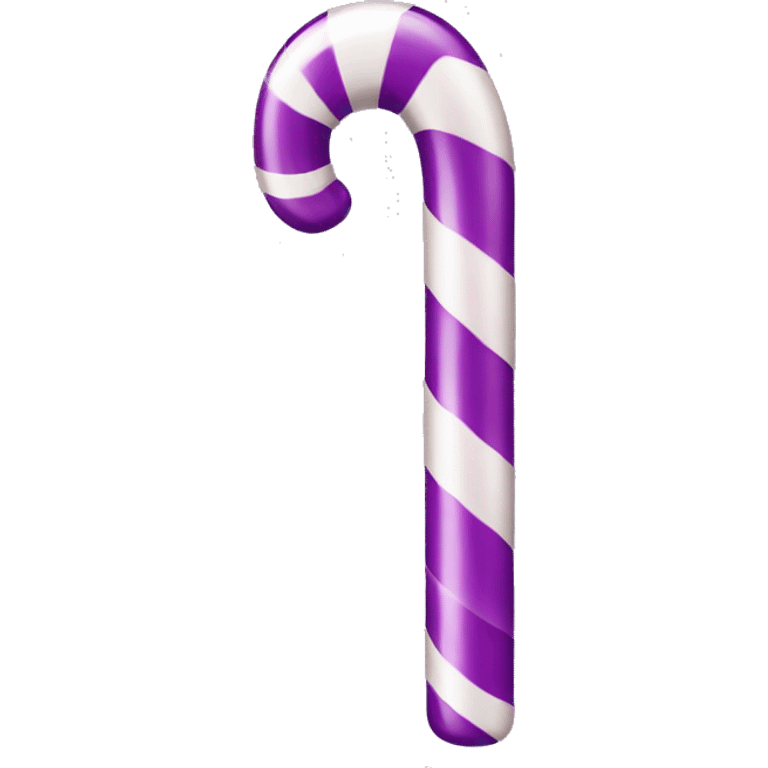 Purple candy cane emoji