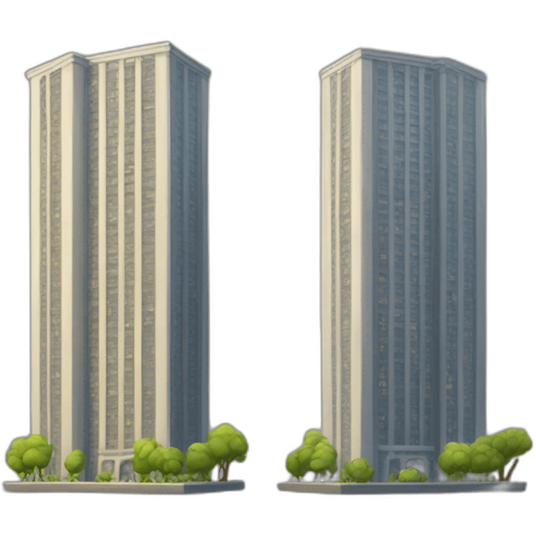 two-modernes-towers emoji