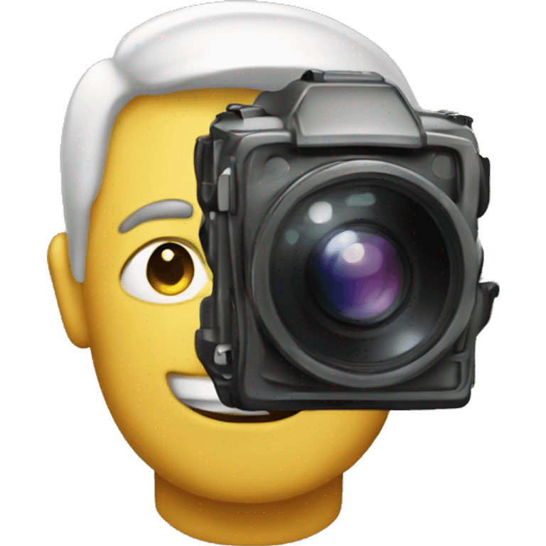 Camera head man  emoji