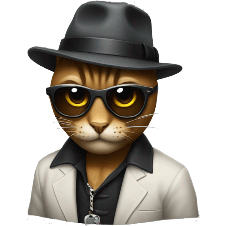 Cat gangster  emoji