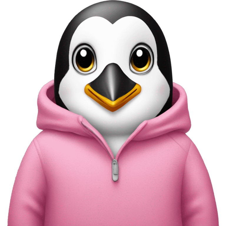 Pinguin wearing pink pullover  emoji