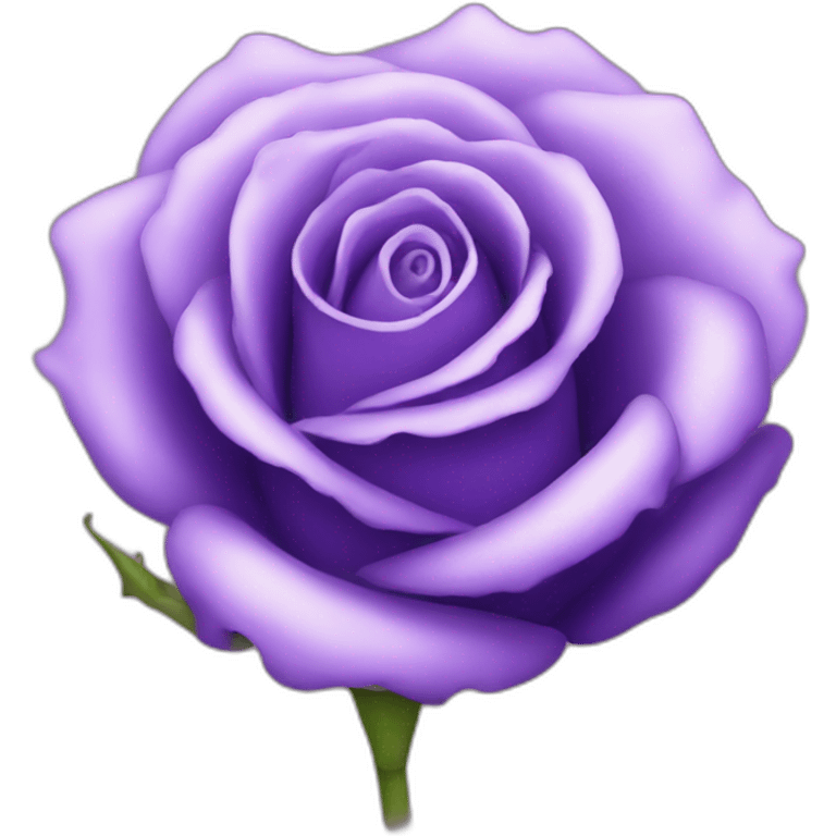 Purple rose emoji