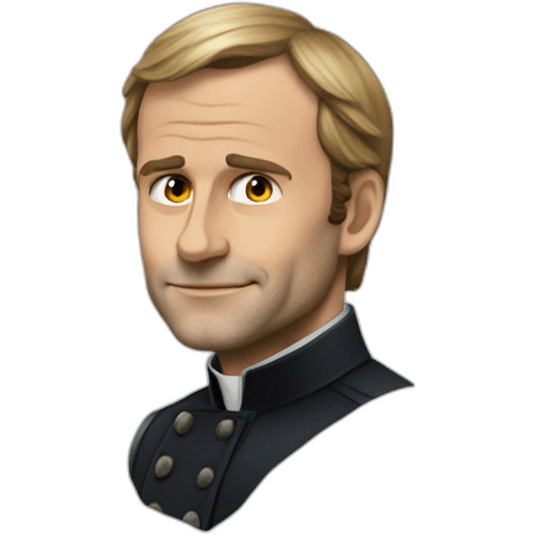 Macron chauve emoji