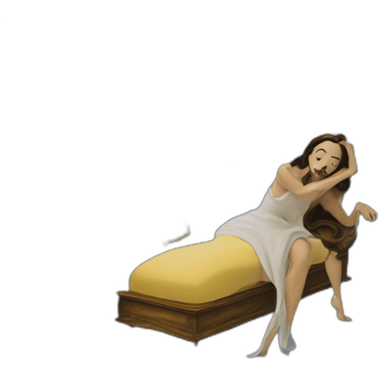 Persistence of Memory by Salvador Dali in the style of Disney’s Beauty and the Beast emoji