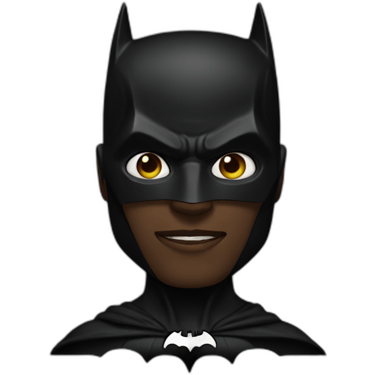 Black batman emoji