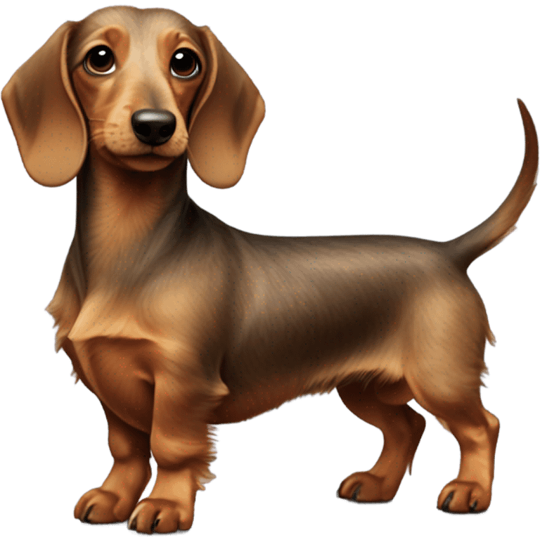 Wire hair dachshund  emoji