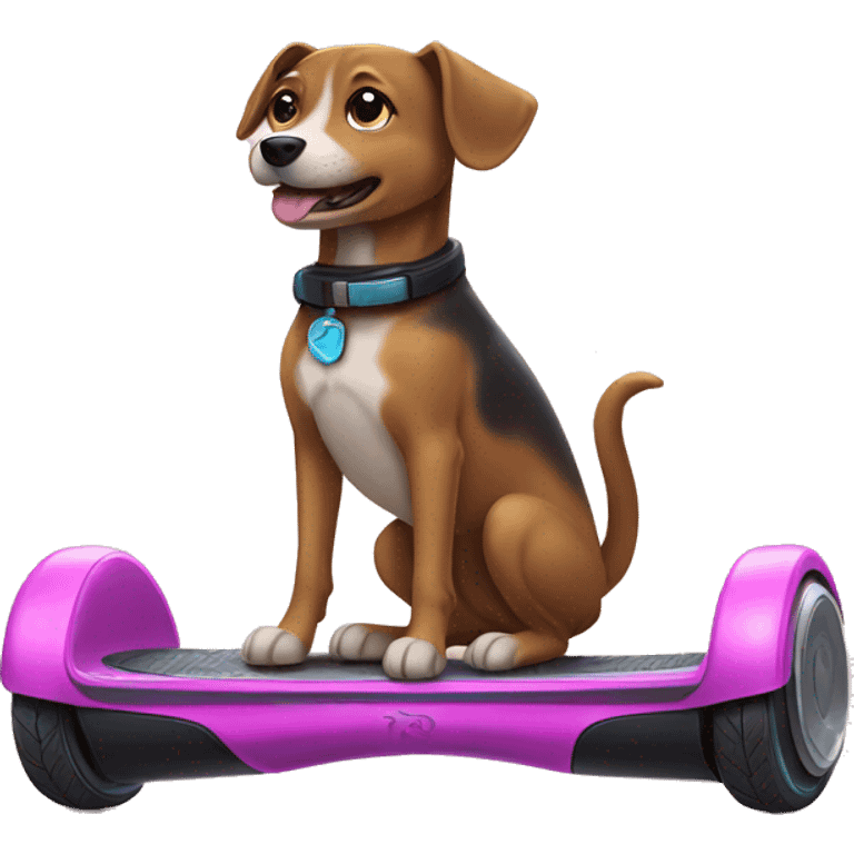 dog on a hoverboard emoji