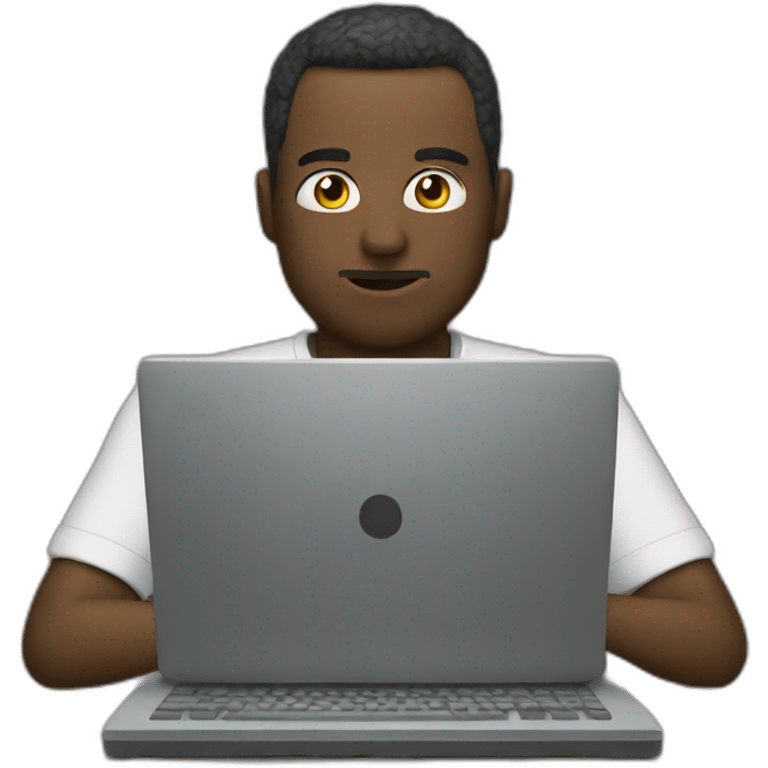 man coding emoji