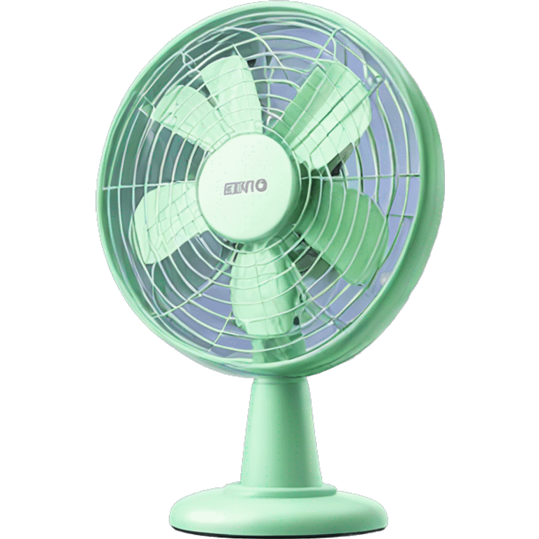 Cute classic pastel green Stand fan emoji