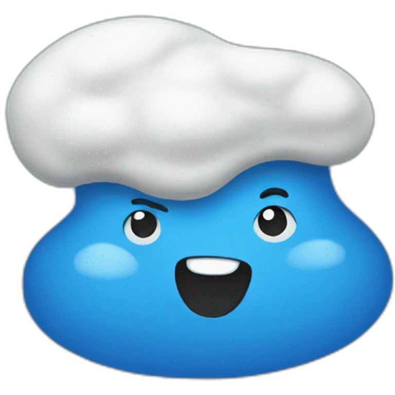 blue poop emoji