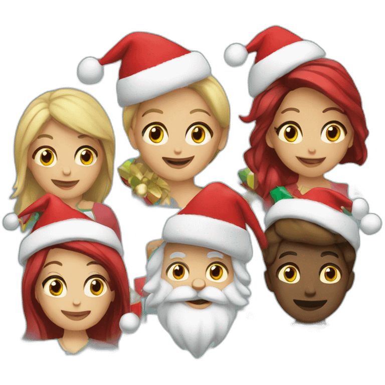 Christmas party emoji