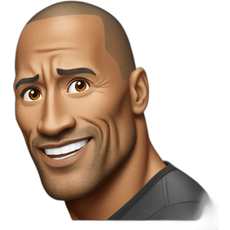 Dwayne the rock johnson emoji