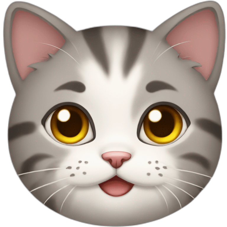 Cute anime cat emoji