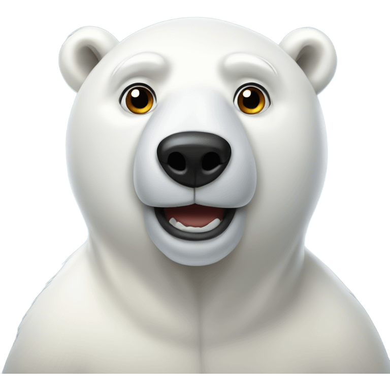 Polar bear emoji