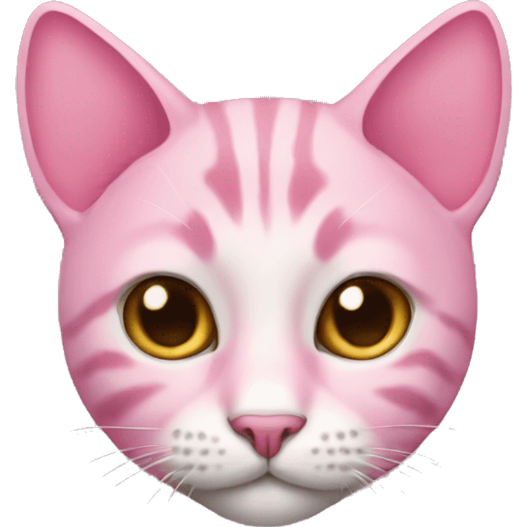 Cat pink  emoji