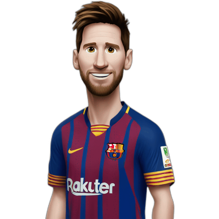 Messi als een geit emoji