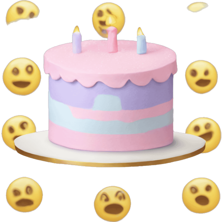 pastel cake emoji