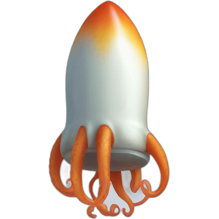 Rocket squid emoji