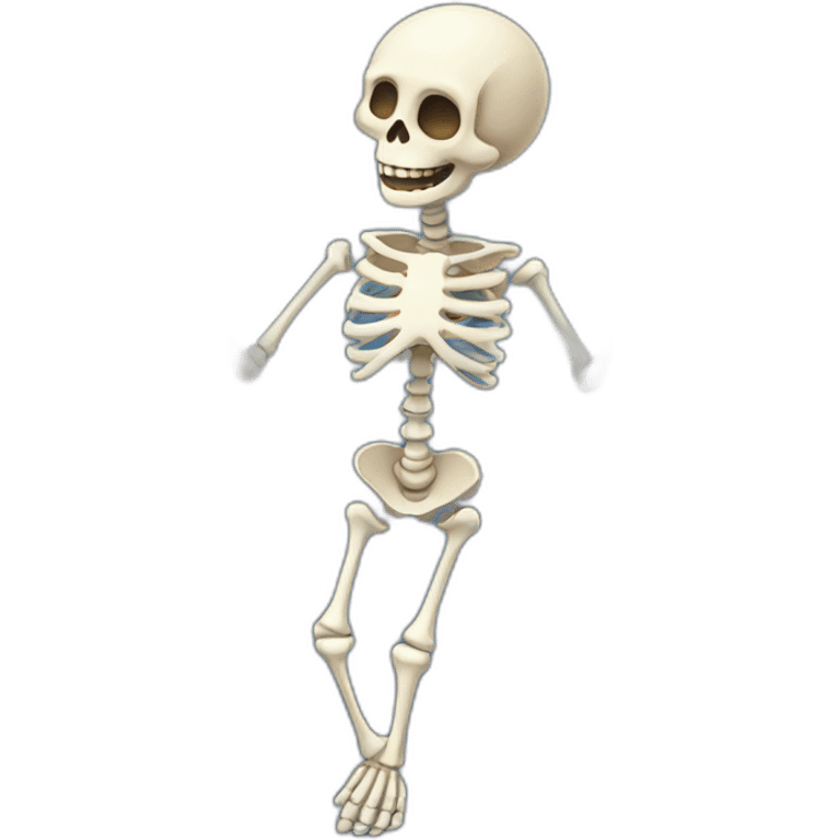 dancing skeleton emoji